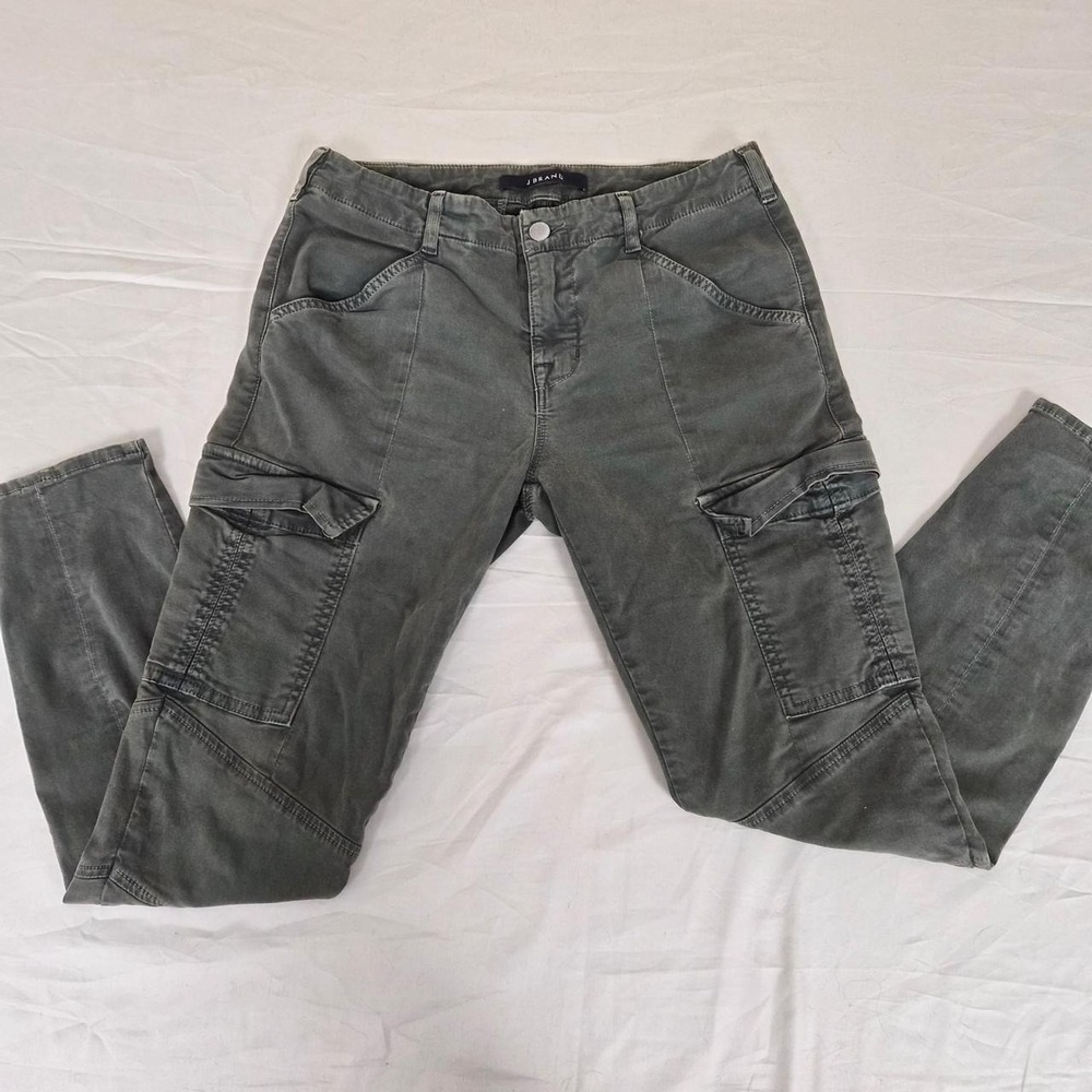 Y2K J Brand Houlihan Cargo Pants Womens 28 Gorpcore Military Utility Streetwear